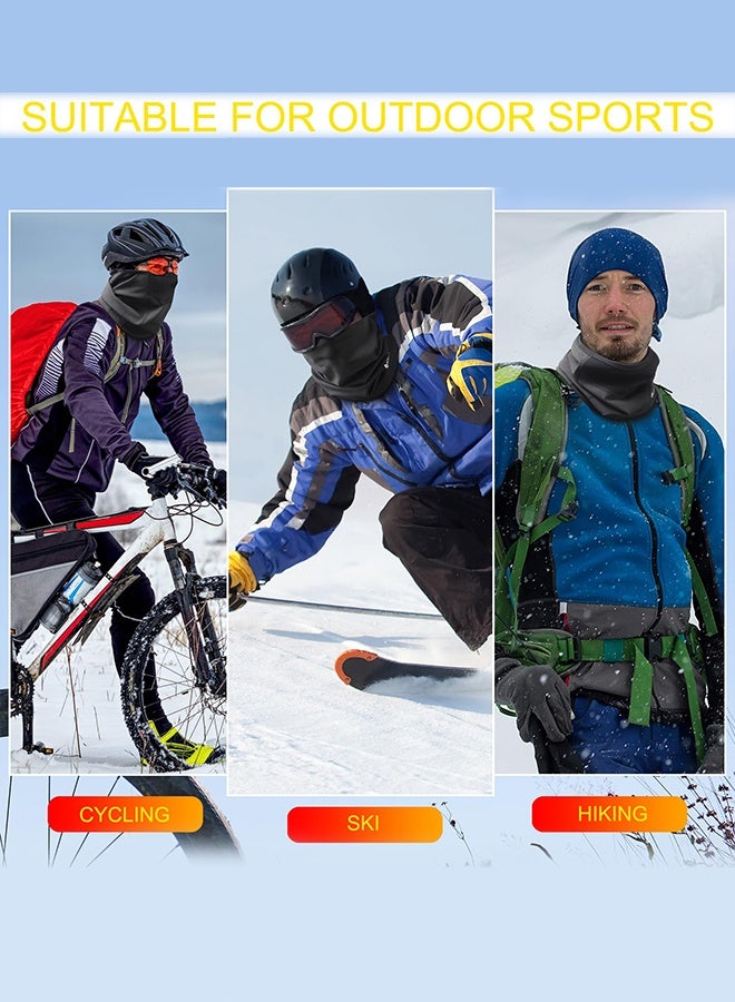 Polish'D 2 Pcs Full Face Cover Neck Gaiter Uv Protection Face Mask Outdoor Sports Face Scarf, Sun Protection Riding Mask Motorcycle Bicycle Headscarf Wind & Dust Face Towel Headgear - Image 4